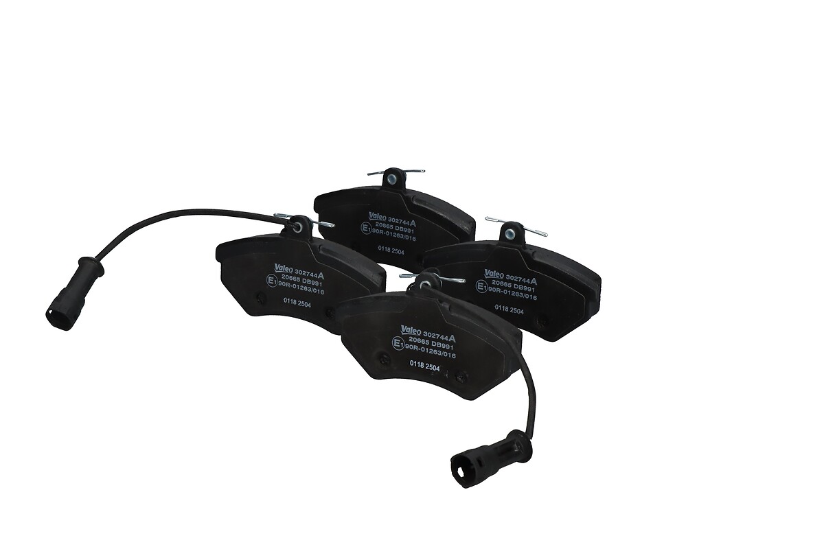 Jeu de 4 plaquettes de frein VALEO ref. 302744A
